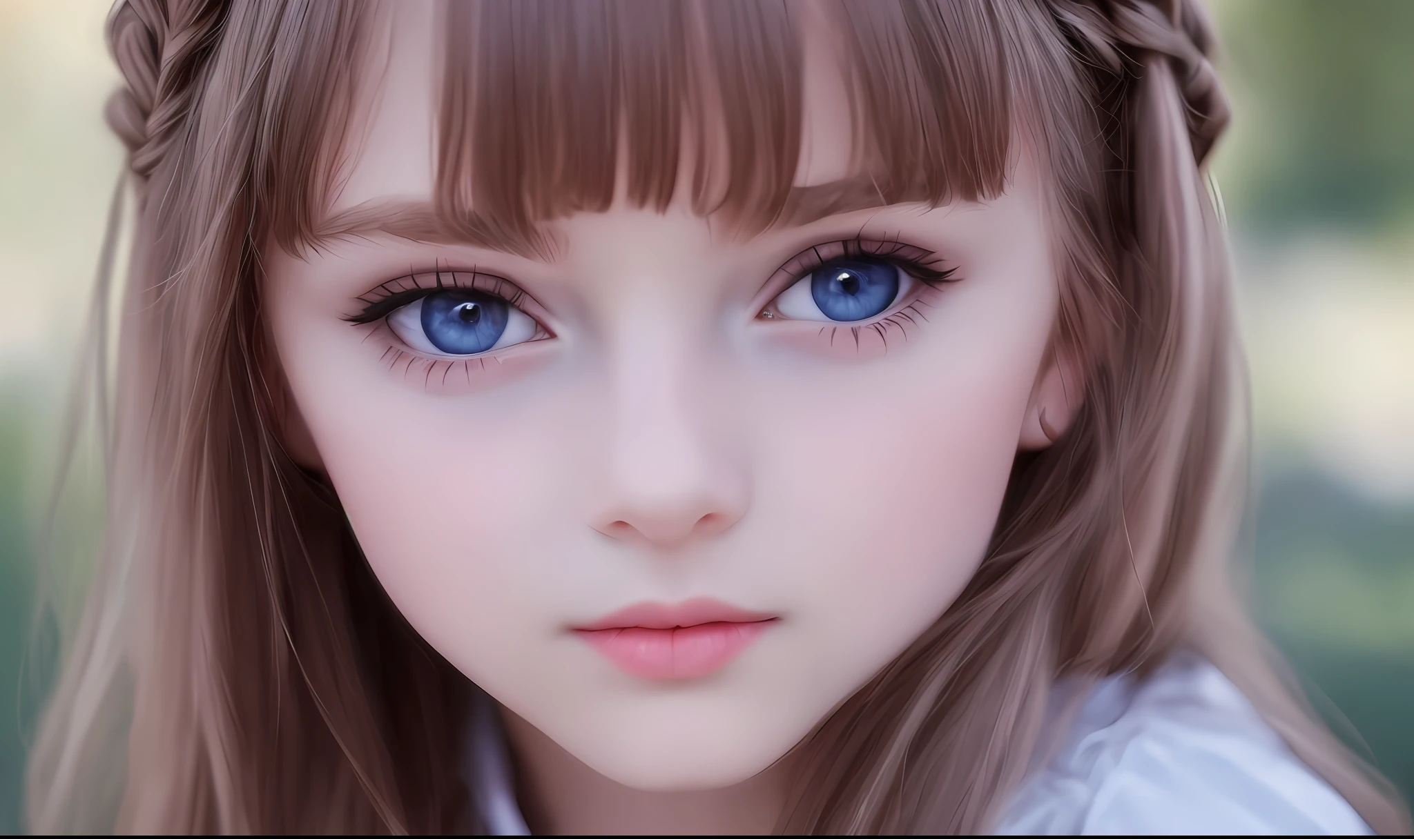 ((Masterpiece, Superb, Super Detailed, High Resolution)), solo, beautiful girl RUSSIAN CHILD STRAIGHT HAIR, bright eyes, perfect eyes, 10 years, black and white gold theme, OF HAT.