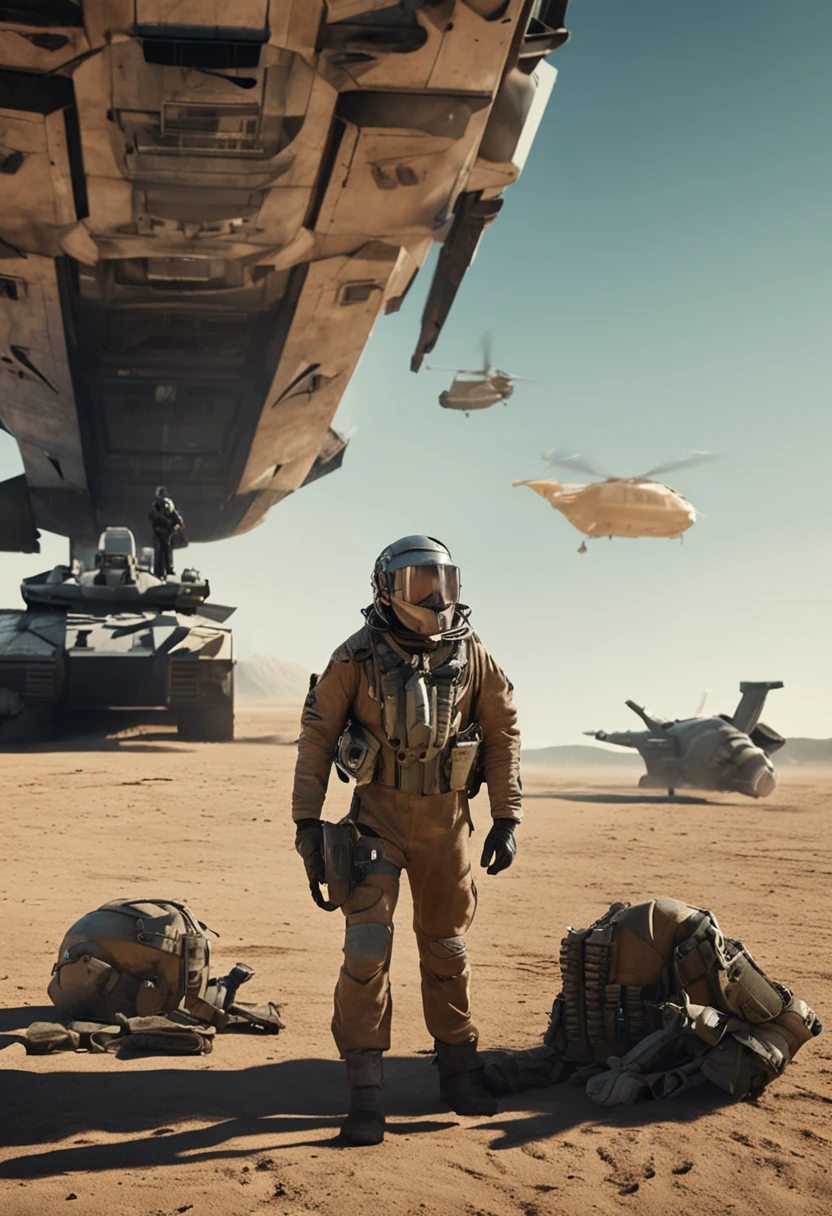medium shot,Fundos de personagens completos e grandes lutadores para enfrentar,The pilot holds a combat helmet in his hand on the runway,Para lutadores,Prepare-se para embarcar no voo de alta tecnologia
Combatentes em marcha,science fiction painting,Armas de guerra de alta tecnologia,Full of hope,
Epic sense,Tiroteio real,Realismo forte
