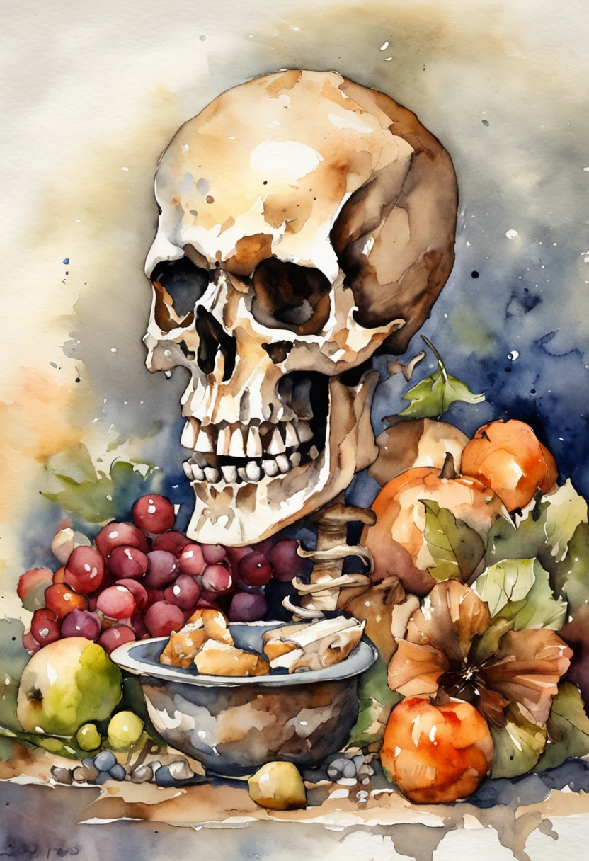 monochrome,greyscale,bottle,no humans,traditional media,horror (theme),food,skull,sketch for art examination,
sketch for art examination,<lora:sketch_for_art_examination:1>,