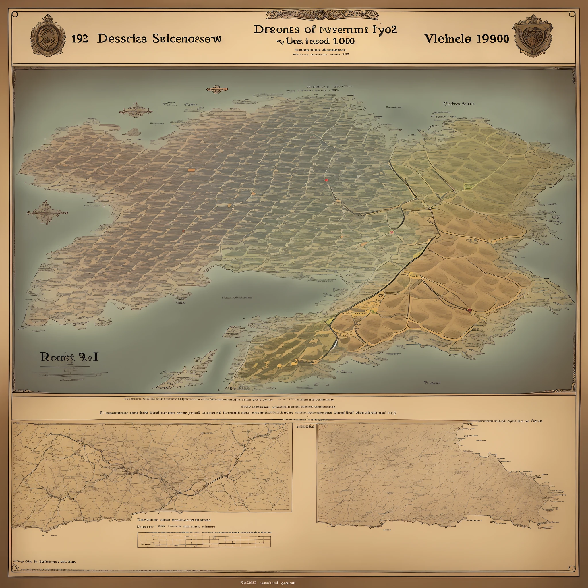 Draw a map of the events of the 1902 era
