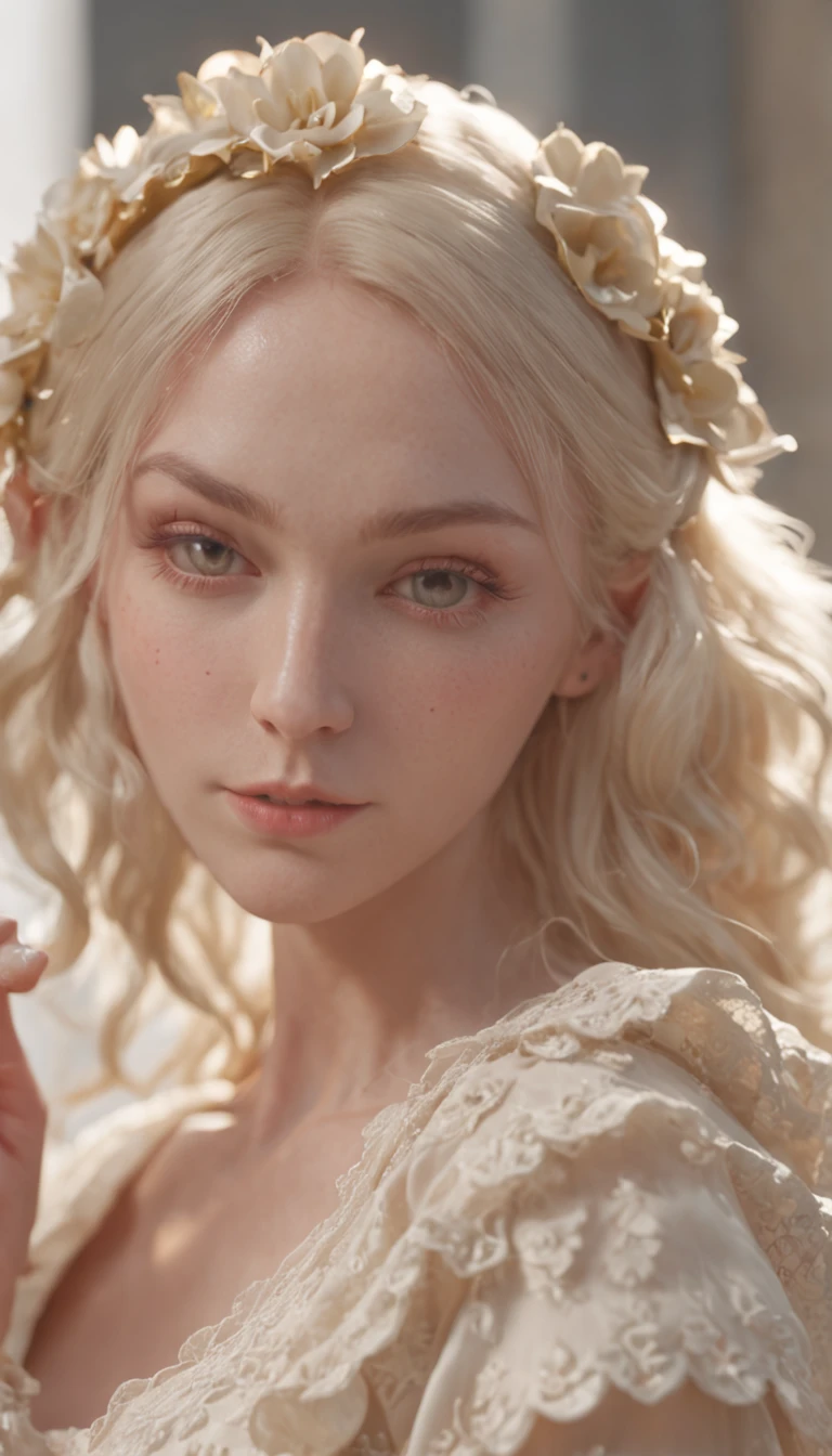Lucifer、a blond、While licking candy、In the kitchen, Surrounded by a lot of sweets and sweets、ultra-detailliert、highly detailed scenario、Photorealsitic、Convoluted、masterpiece、nffsw、nffsw、Symetrical、consistent、Magnificent details、A stunning、Beautiful fece、、lumen render、lumen path tracing、Path Trace Light、Path Trace Shadows、path tracing special fx、