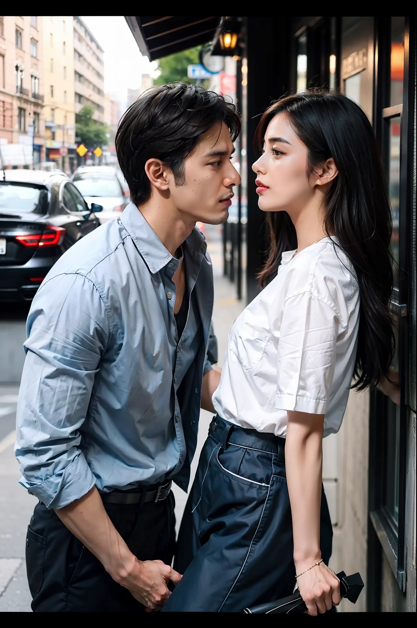 A man and a woman mate