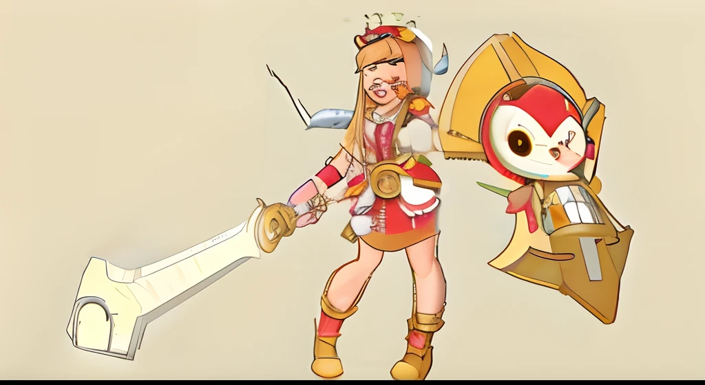 warrioress,European and American cartoons
