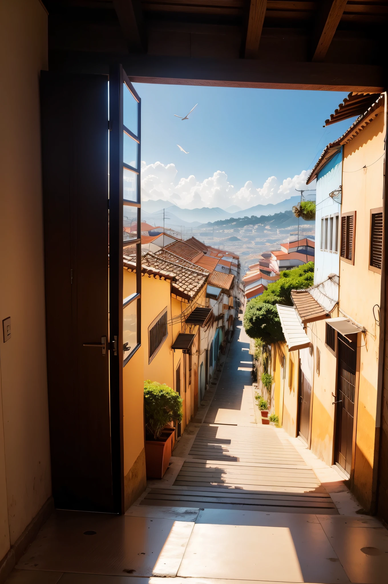 uma pequena cidade do interior