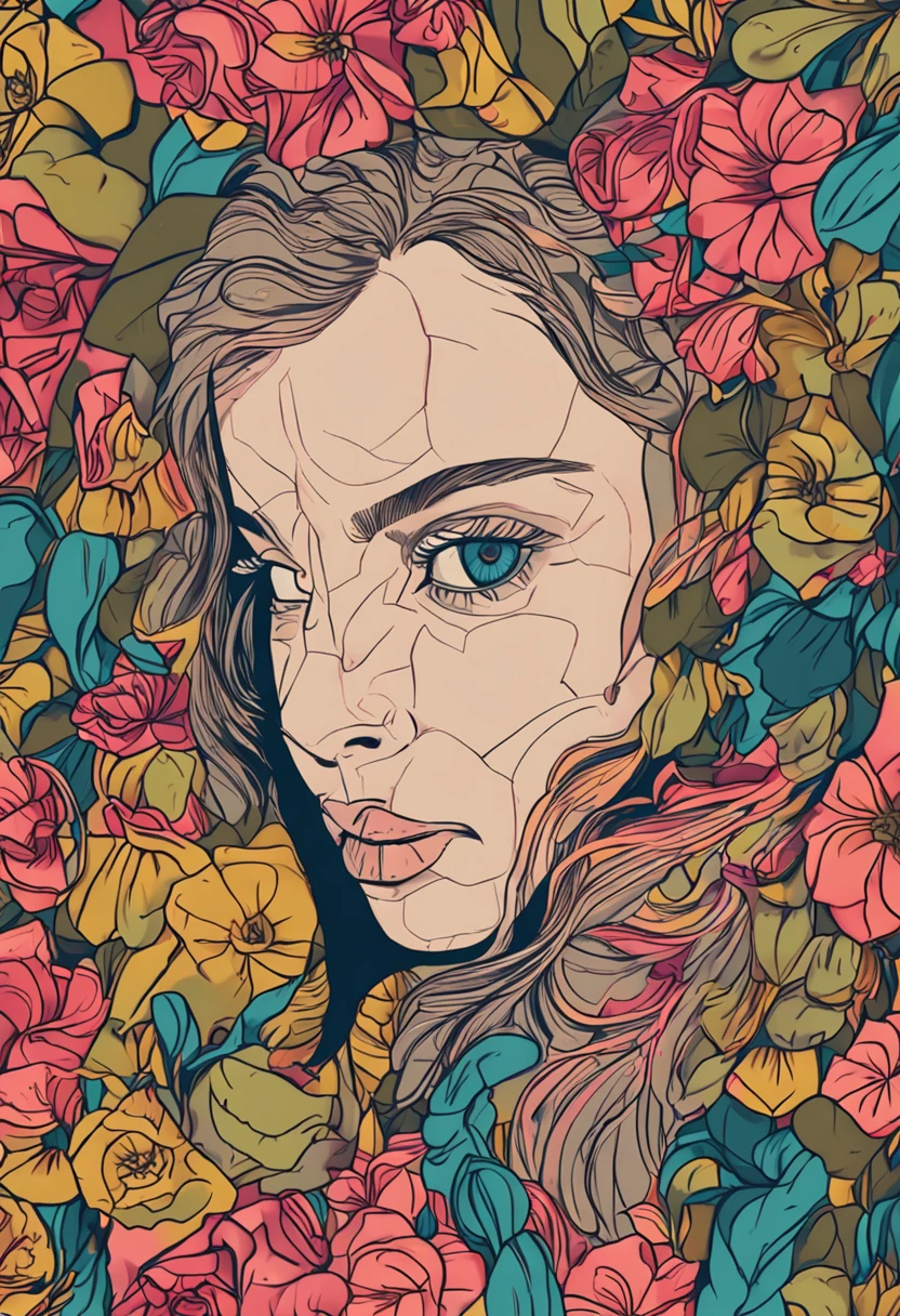 Una imagen de una persona con los ojos cerrados, con una mirada serena y relajada.
