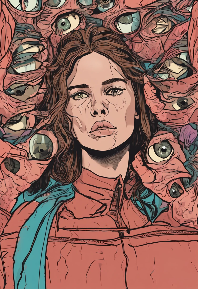 Una imagen de una persona con los ojos cerrados, con una mirada serena y relajada.
