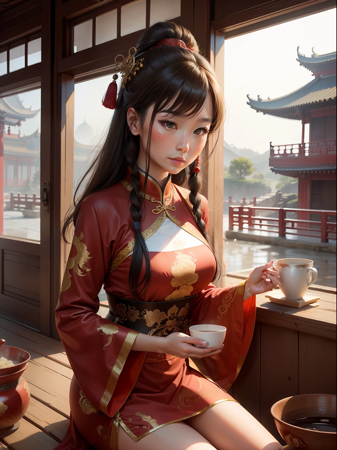 woman, China, ancient, traditional