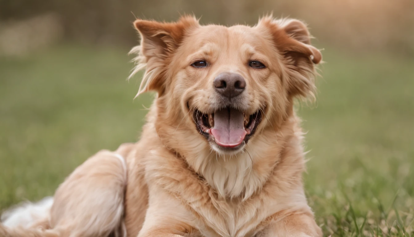 happy dog