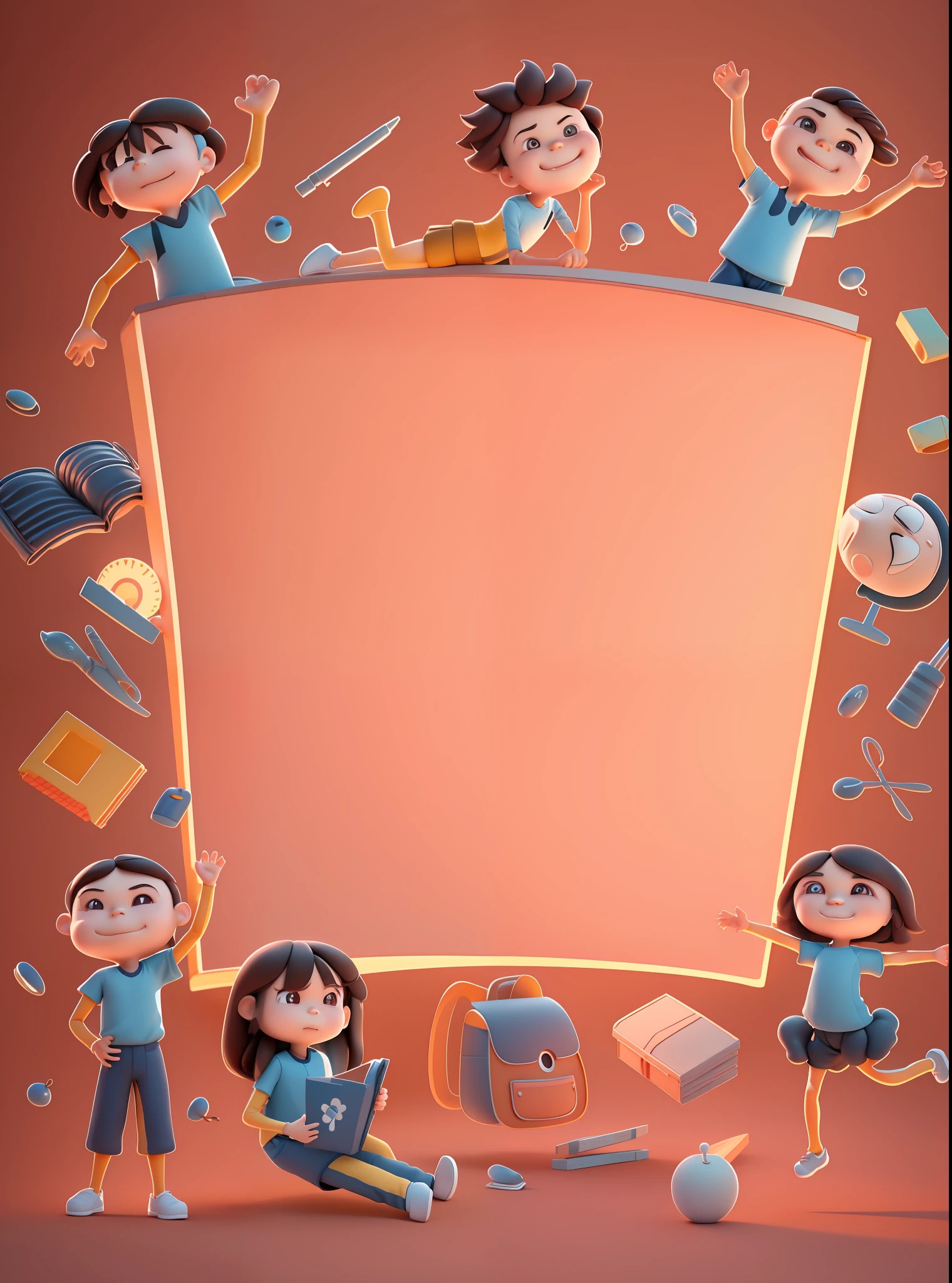 (Pixar 1.23 style) 1 boy ((upper body front, bust shot)), solo, cute kid, brunette, pretty tracksuit, boy, korean child, playground, ((masterpiece, highest quality)), (composite lighting)