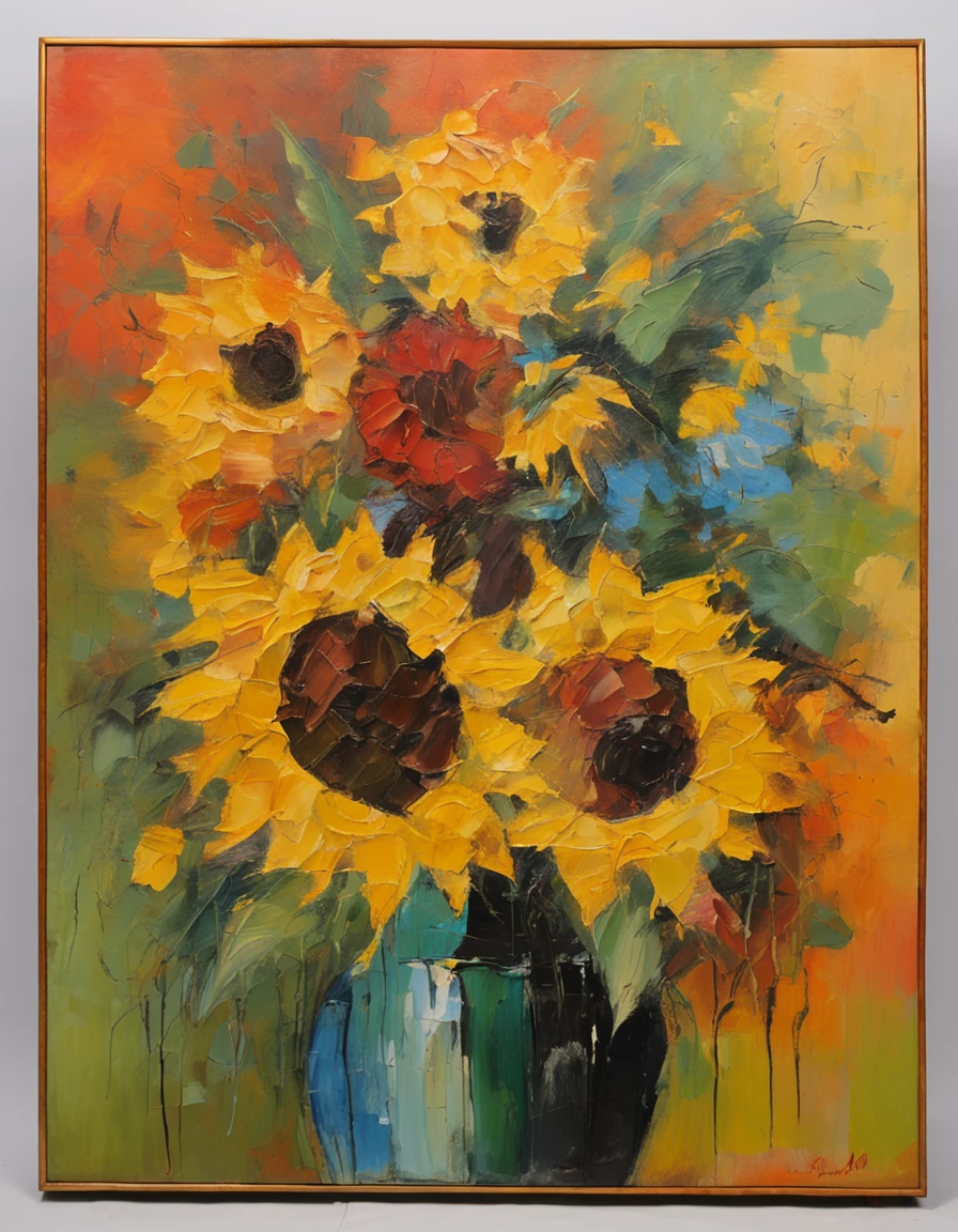 sunflower, van gogh
