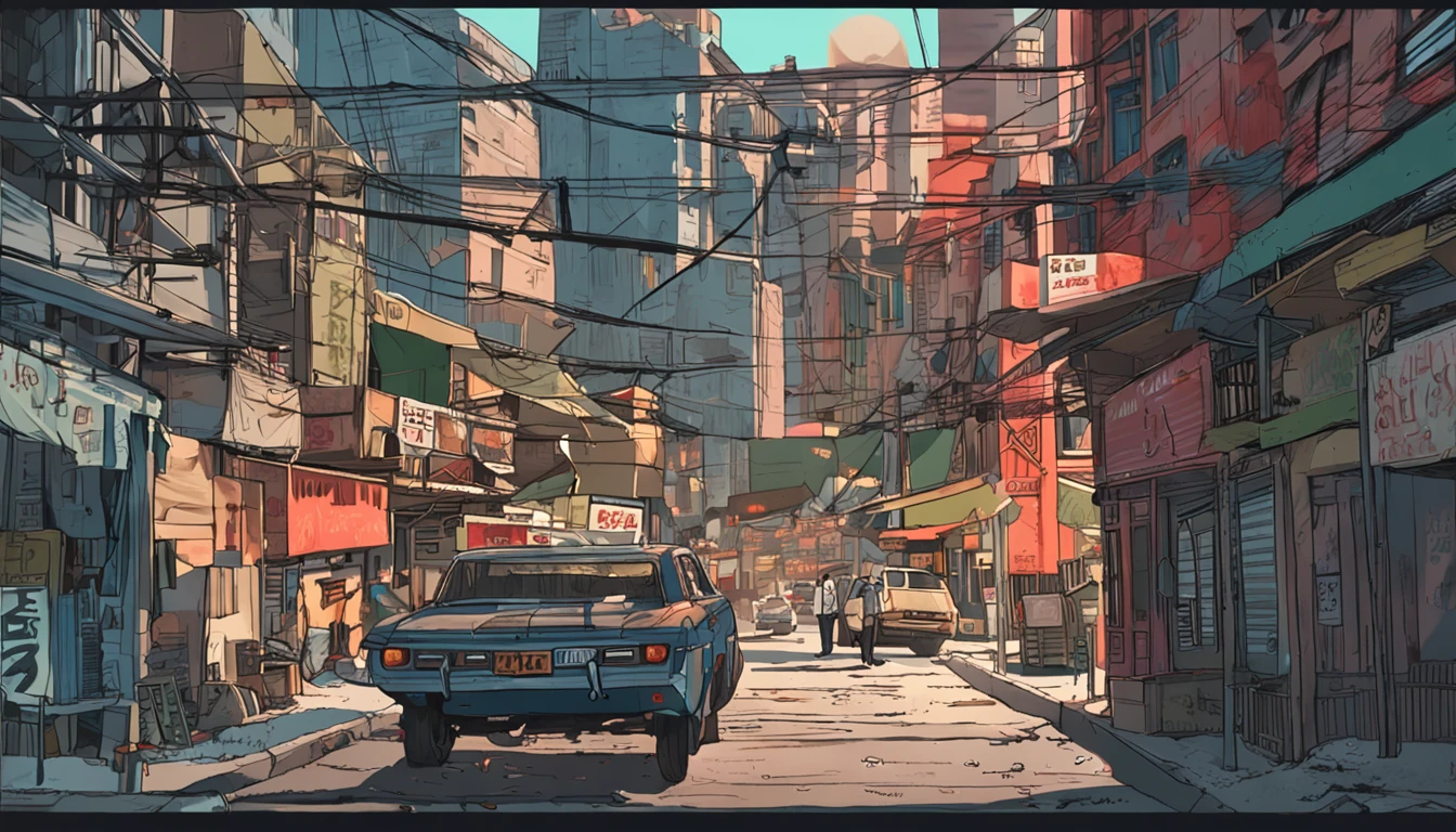 (Best quality),(masterpiece),(ultra detailed),(high detailed),(extremely detailed),Anime Inspired Scenic Gouache Paintings, Artistic Design, Anamorphic Shot, Anamorphic,full screen,not cropped
