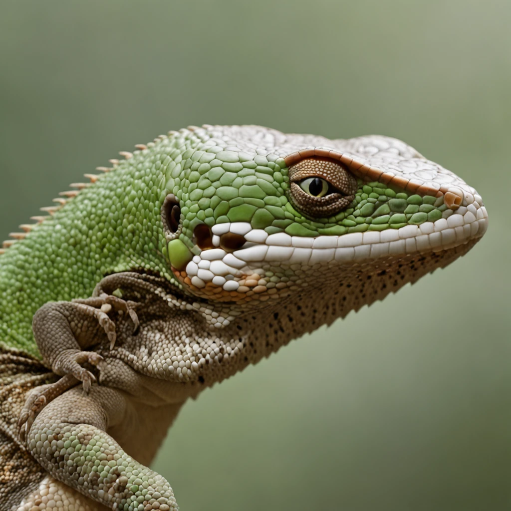 lagarto verde