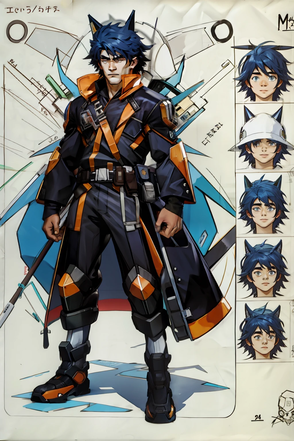 MODELSHEET LUTADOR