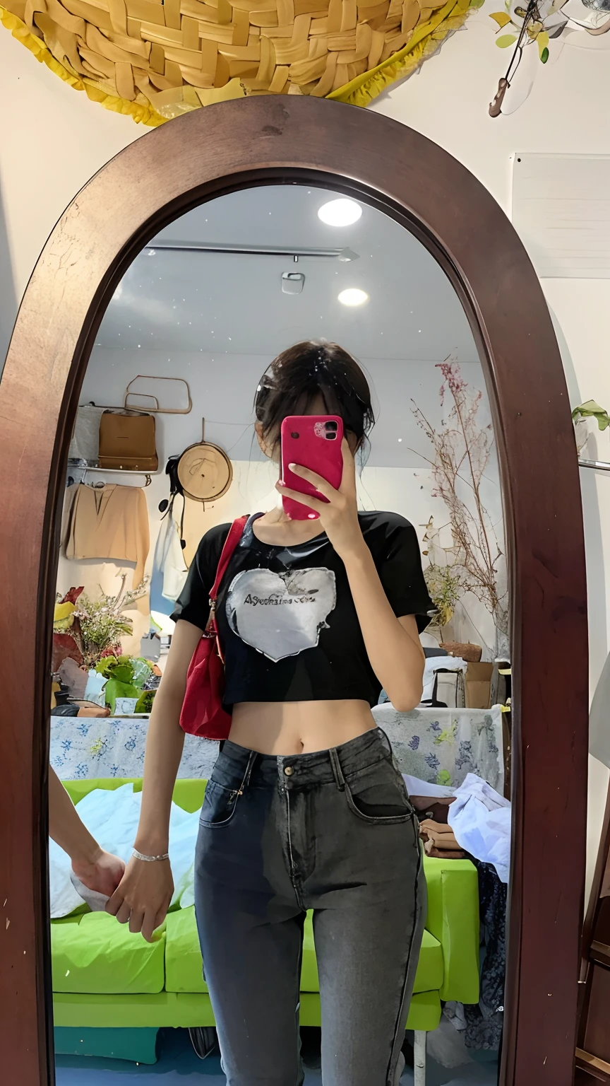 Replace the clothes in the picture with transparent clothing