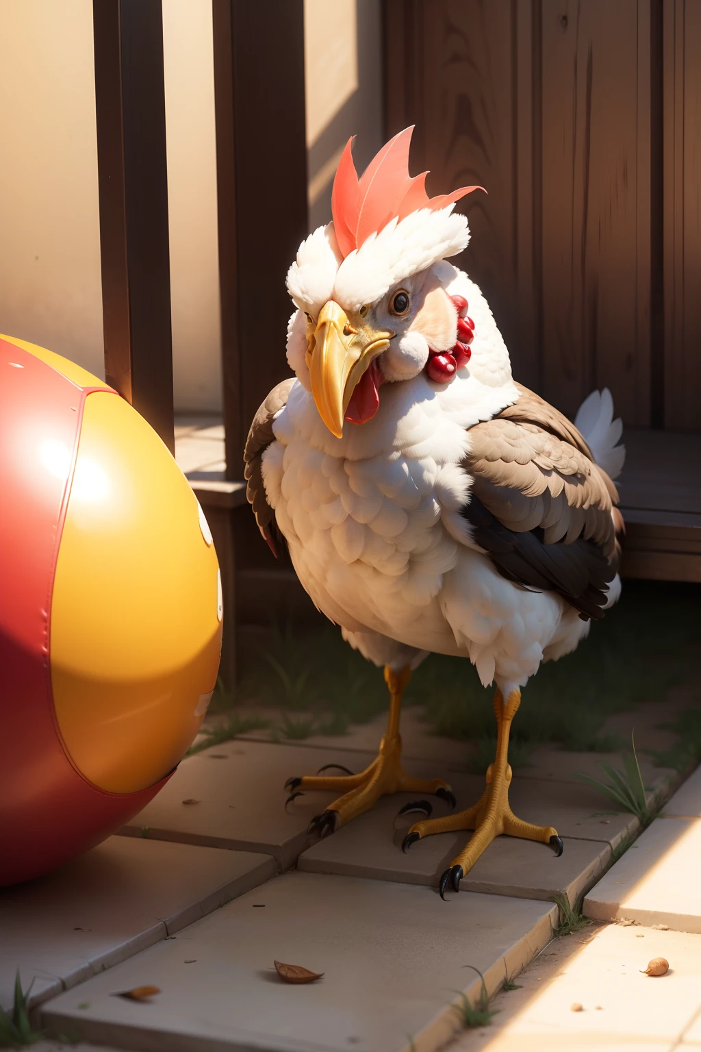chicken,ball
