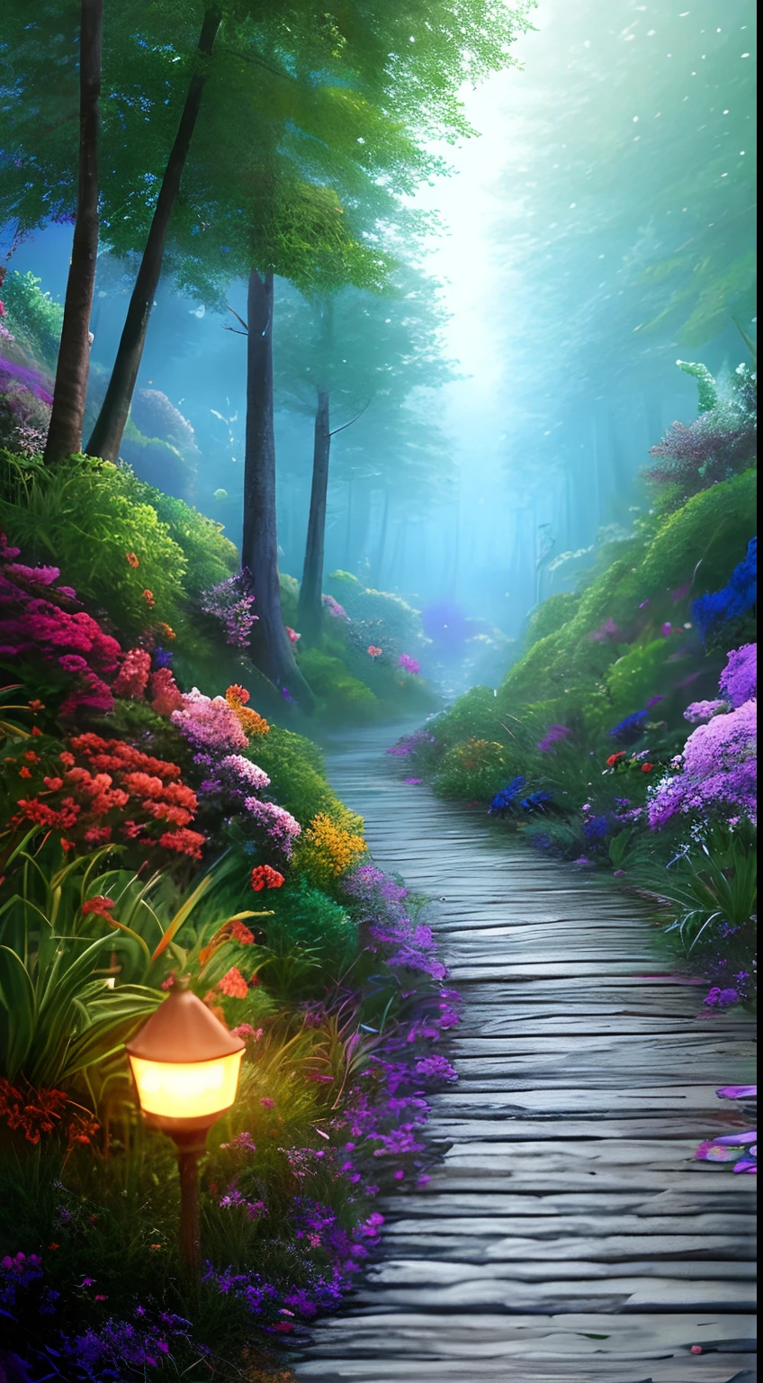 masterpiece, best quality, high quality,extremely detailed CG unity 8k wallpaper, An enchanting and dreamy scene of a fantasy forest, with towering trees, glowing mushrooms, and hidden fairy glens, creating a sense of mystique and enchantment, artstation, digital illustration, intricate, trending, pastel colors, oil paiting, award winning photography, Bokeh, Depth of Field, HDR, bloom, Chromatic Aberration ,Photorealistic,extremely detailed, trending on artstation, trending on CGsociety, Intricate, High Detail, dramatic, art by midjourney