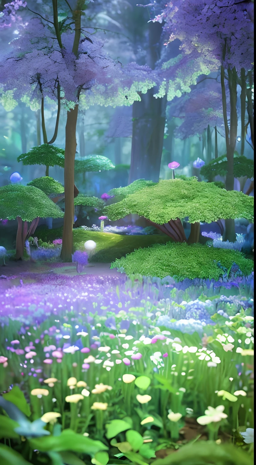 masterpiece, best quality, high quality,extremely detailed CG unity 8k wallpaper, An enchanting and dreamy scene of a fantasy forest, with towering trees, glowing mushrooms, and hidden fairy glens, creating a sense of mystique and enchantment, artstation, digital illustration, intricate, trending, pastel colors, oil paiting, award winning photography, Bokeh, Depth of Field, HDR, bloom, Chromatic Aberration ,Photorealistic,extremely detailed, trending on artstation, trending on CGsociety, Intricate, High Detail, dramatic, art by midjourney