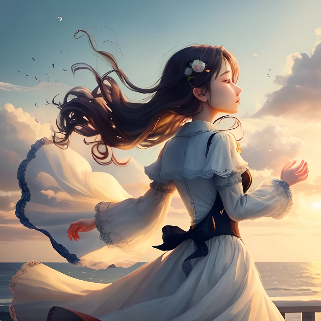 Love rises with the wind,The wind is hard to calm down