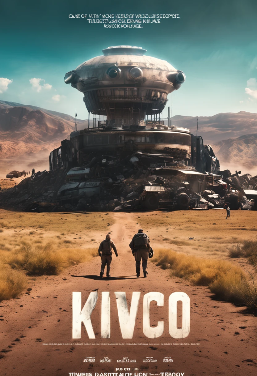 create a poster based on the movie arrival