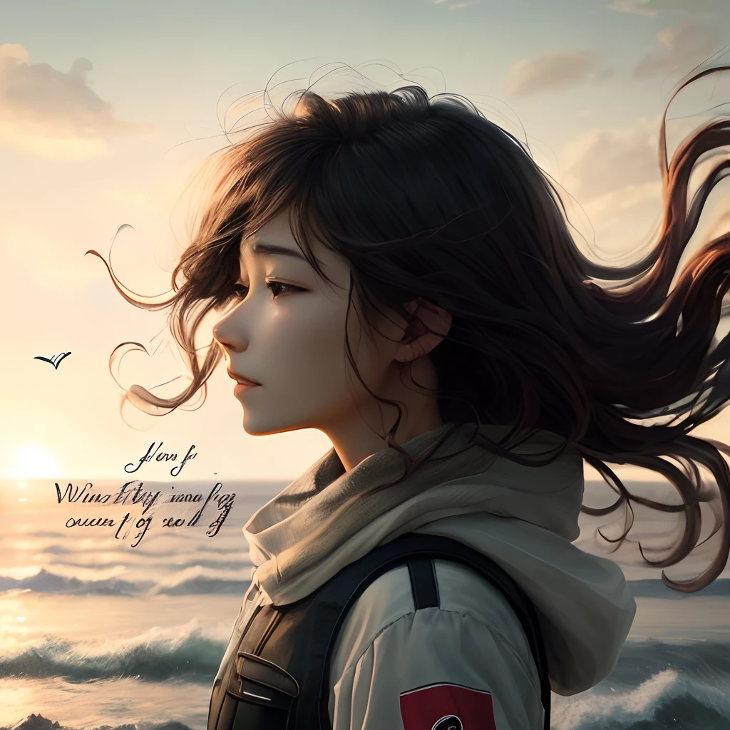 Love rises with the wind，The wind is hard to calm down