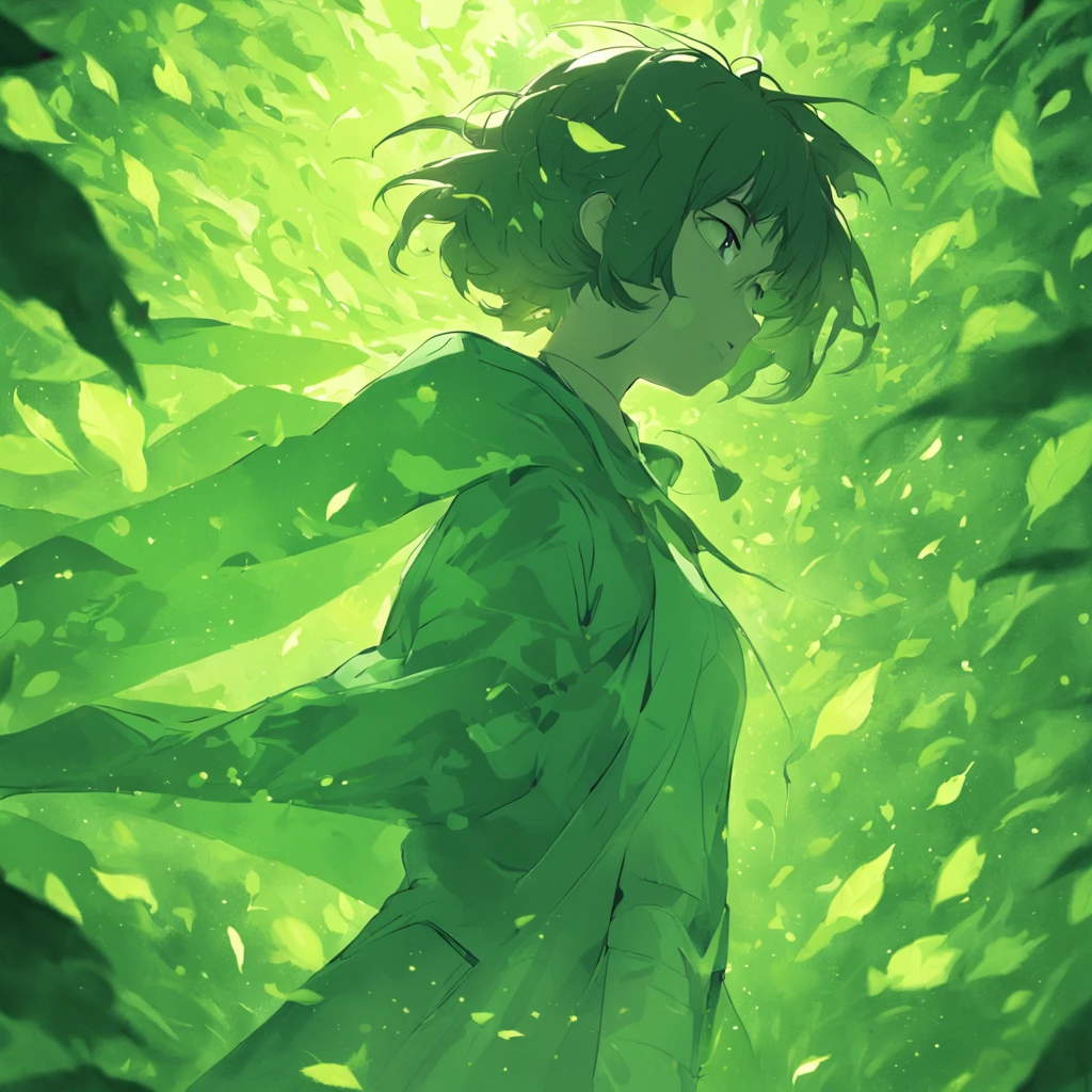 logo mark。Silhouette of a healthy person standing on a leaf。The leaves are soft green in color、Silhouette of a person is in a healthy and active pose。Expressing the link between balance and health。