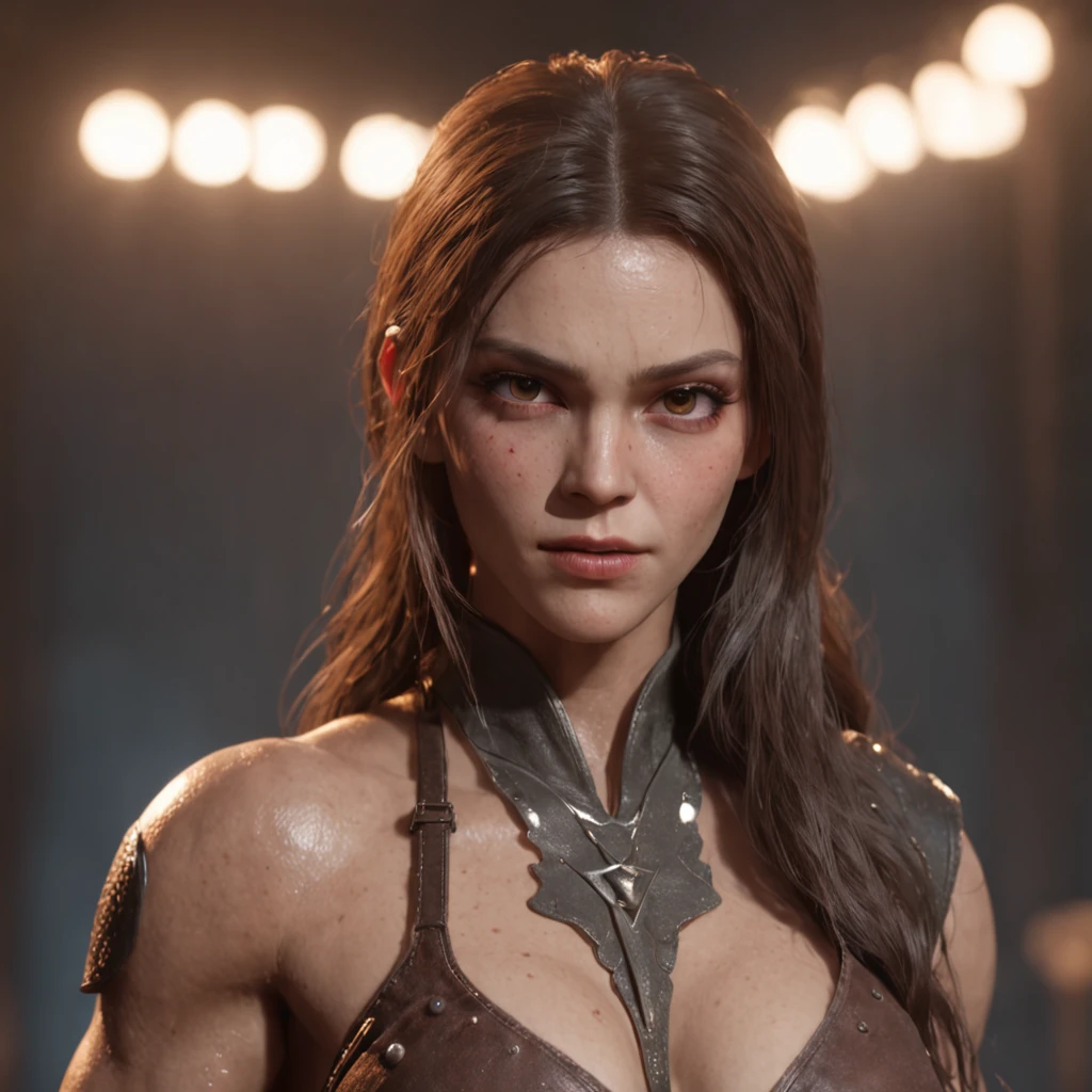 (Professional 3D Rendering:1.3) in the (Realistic:1.3) The most beautiful artwork photos in the world,Features soft and shiny female heroes, ((Epic Hero Fantasy Muscle ManRough Wet Hero Angry Long Hair Short Beard and Ferocious Expression in Dynamic Pose, fantastic location, majestic cluttered environment)), Full body 8K unity rendering, action SHOT, skin pore, Very dark lighting, Heavy shading, Plump and detailed, Detailed face, (Vibrant, photos realistic, Realistic, Dramatic, Dark, Sharp Focus, 8K), (Old leather garments damaged by weathering:1.4), ((((Wear fur)))), (Convoluted:1.4), Decadent, (Highly detailed:1.4), Digital Painting, rendering by octane, art stations, concept-art, Smooth, Sharp Focus, Illustration, Art Germ, (Roisch:0.23), Vlop Ilya Kuvshinov, Gregg Rutkowski and Alphonse Mucha Gracias, (Global Illumination, studio lights, volumettic light), Heavy rain, particles floating, lotr, Fantasy, elf, full body Esbian, ((Dark ancient city background:1.3)),CG Sessa,art stations,swim wears