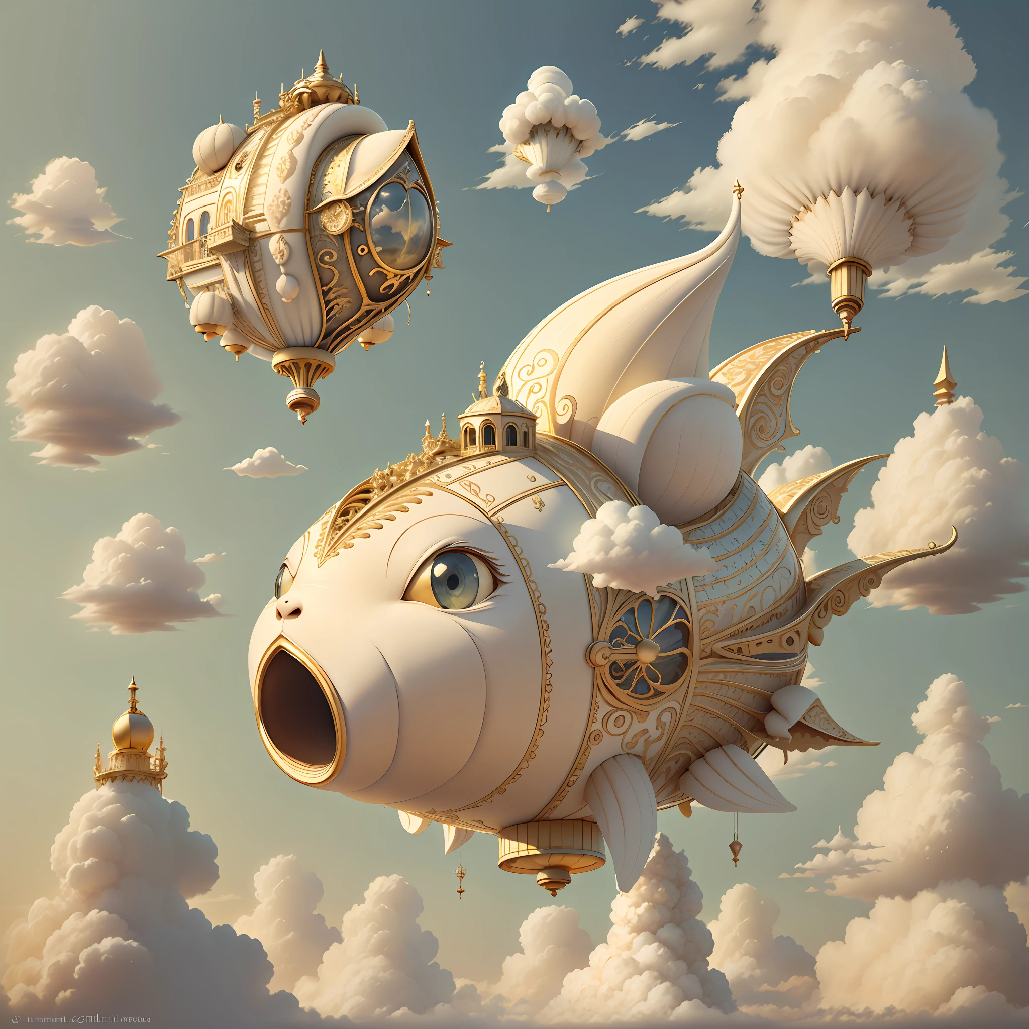 IvoryGoldAI
dirigible, clouds