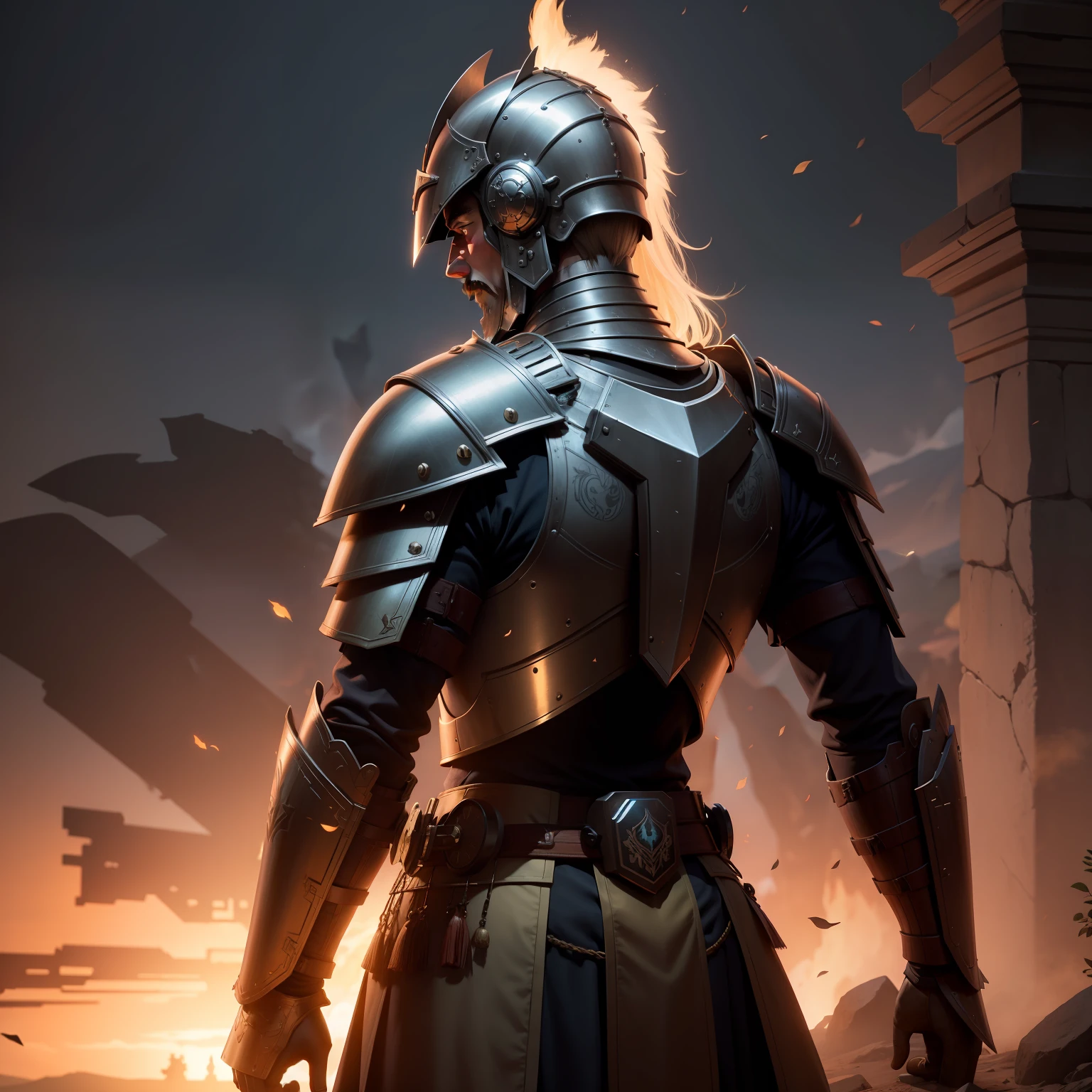 mtu,Ancient generals,armour,Backlit back