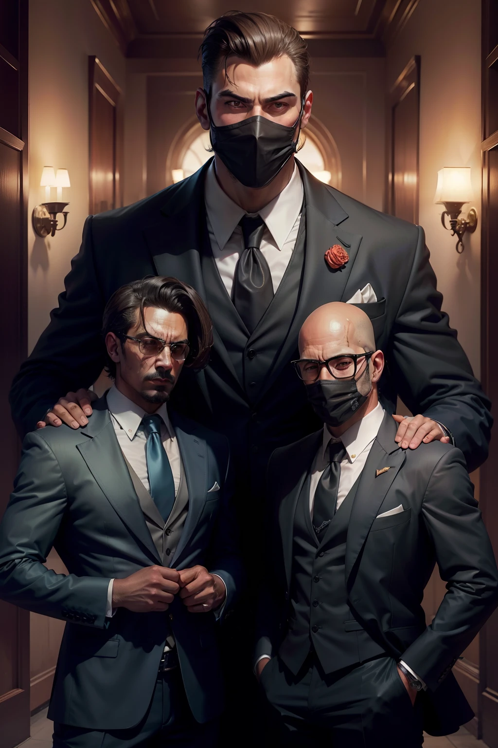 Suit thugs,Bust photo