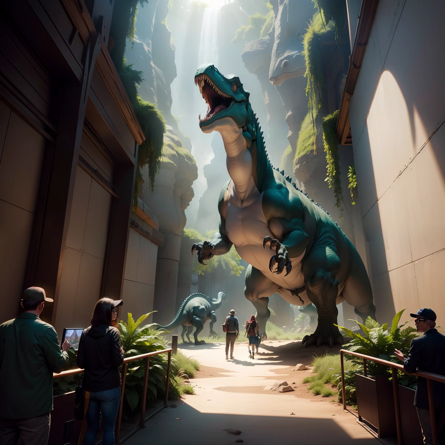 Cretaceous Dinosaurs immersive exhibit