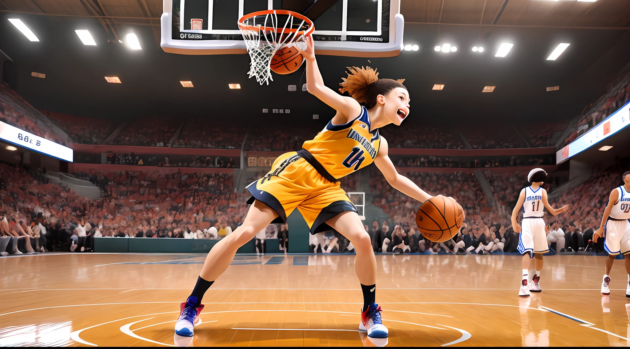 Happy basketball