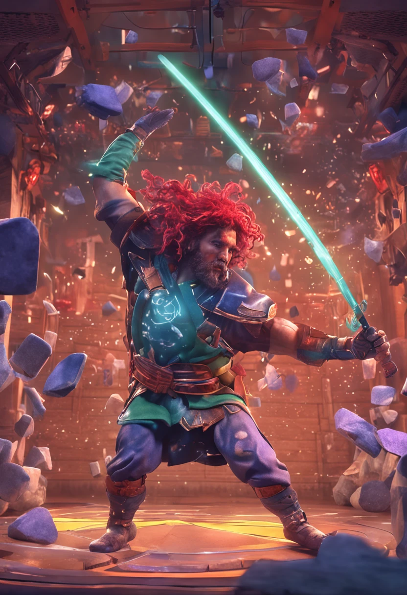 3D realistic magic spar