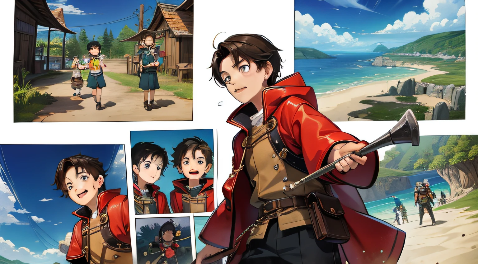 Taro realizing his dream, becoming a great adventurer, inspiring many,12 year old boy