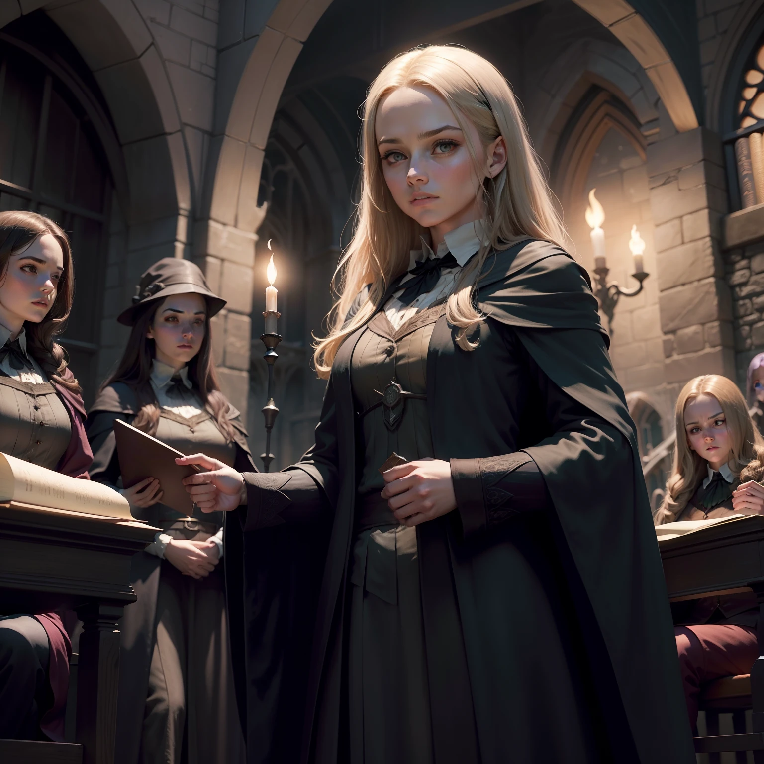 Defense Against the Dark Arts class at Hogwarts,Beautuful Women