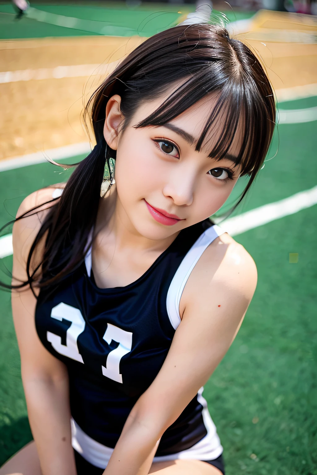 Pubic hair grows、Smile full of happiness、During sex、During sex、During sex、Panting face、Lacking、After being attacked、Torn tattered pink tennis wear costume、Sweating、Expression in a state of excitement