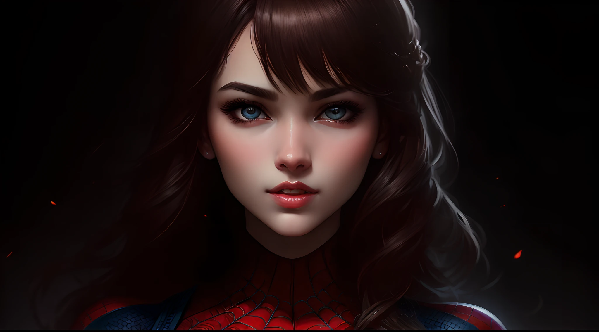 (Award winning digital work:1.3) by (Sketch:1.3),(Energetic:1.3) Spidey, EmmaRob, CGSociety, ArtStation,(Saturated:1.3),(upper portrait:1.3),(Feminine :1.4),(beautiful: 1.4), (attractive:1.3), pretty girl, sexy sexy pose, perfectly detailed eyes, studio lighting, themed background