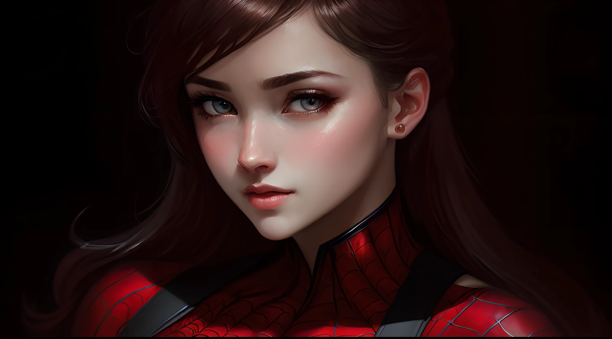 (Award winning digital work:1.3) by (Sketch:1.3),(Energetic:1.3) Spidey, EmmaRob, CGSociety, ArtStation,(Saturated:1.3),(upper portrait:2.3),(Feminine :1.4),(beautiful: 1.4), (attractive:1.3),1 beautiful girl, sexy sexy pose, perfectly detailed eyes, studio lighting, natural setting background.