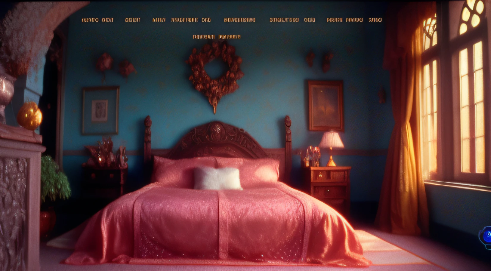 _Created with [AIPRM Prompt "Highly detailed Midjourney Prompt"](https://www.aiprm.com/prompts/generative/midjourney/1790363414548439040/)_


/imagine prompt: A romantic tableau features giraffes on a bed within a bedroom, evoking the fantasy world of the 1980 film "Excalibur." Directed with cinematic flair, the scene's beauty is undeniable. A snapshot of pure enchantment unfolds on screen, capturing the essence of the narrative. A scene from a 1973 film is colorfully framed alongside the vivid imagery of 1983. This composition is an embodiment of cinematic artistry, encapsulating a spectrum of emotions and decades. --ar 3:2 --c 22 --s 800 --q 2