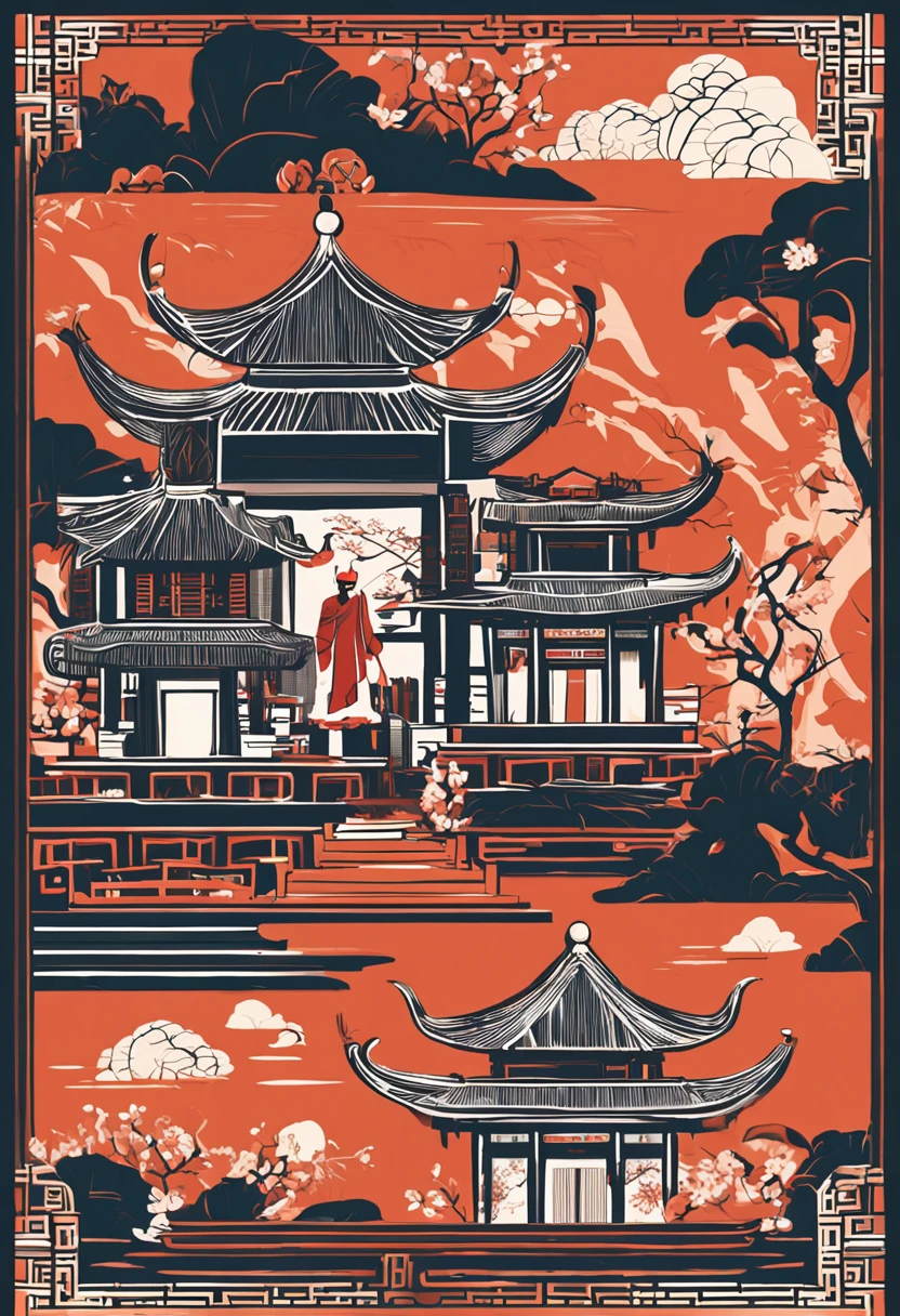 Vector graphics,Elements of ancient Chinese style,Vector illustration