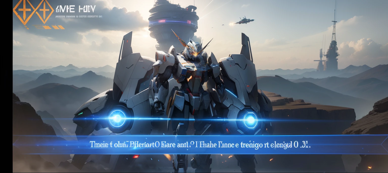 Surrealism, Ray Tracing, Photorealistic, UHD, High Detail, 32k, Best Quality, Textured Skin, Gundam Mecha, Flight, Funnel, Mecha Ship, Masterpiece, Best Quality, Mecha, Unmanned, (Full Body), (Black Mecha: 1.8), (Axisymmetric: 1.4), (HDR), (Movie Light: 1.1), White Eyes, Cool, Science Fiction, Fire, Universe, oversized shield, mecha man overlooking the background of the earth, with laser cannon beams, wars, conflicts, weapons in hand (has a huge weapon: 1.5),