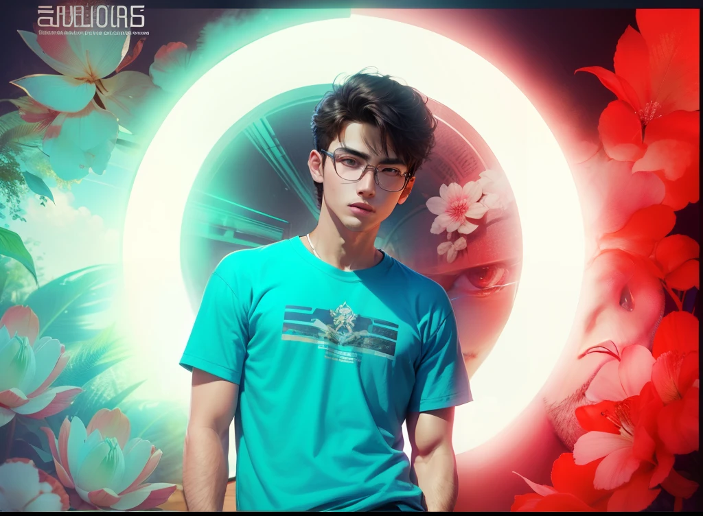 handsome boy, real face