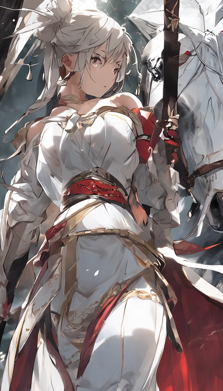 Altair，Kyaukho Han girl。
Slim hands，Zaza's tricks。
All day long，Tears were like rain。
The river is clear and shallow，A little bit of a difference。
Yingying one water，The pulse is silent。
