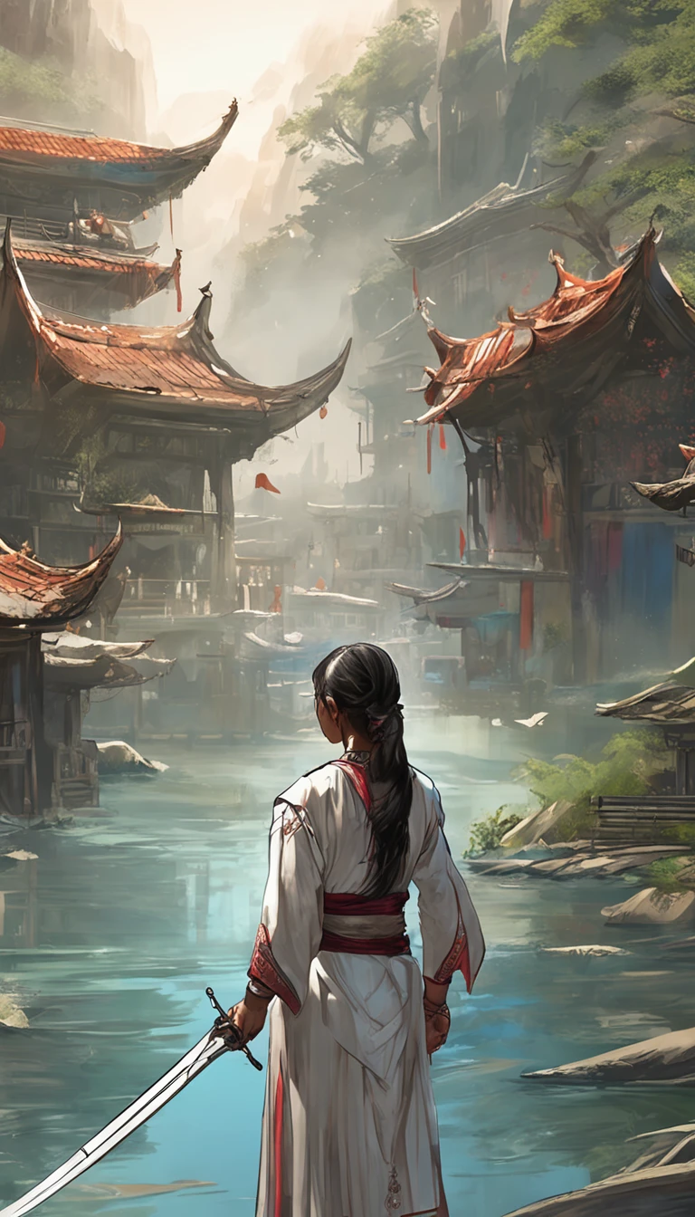 Altair,Kyaukho Han girl。
Slim hands,Zaza's tricks。
All day long,Tears were like rain。
The river is clear and shallow,A little bit of a difference。
Yingying one water,The pulse is silent。