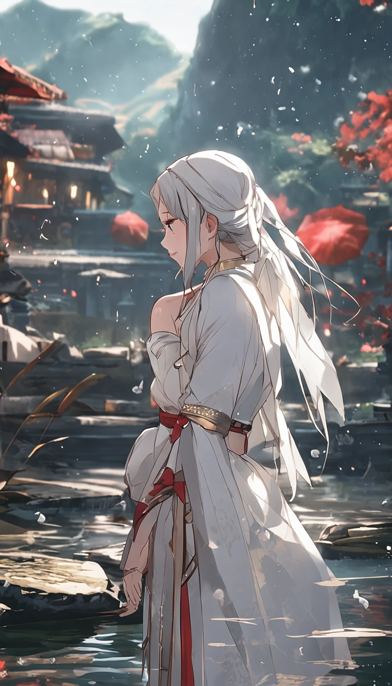 Altair,Kyaukho Han girl。
Slim hands,Zaza's tricks。
All day long,Tears were like rain。
The river is clear and shallow,A little bit of a difference。
Yingying one water,The pulse is silent。
