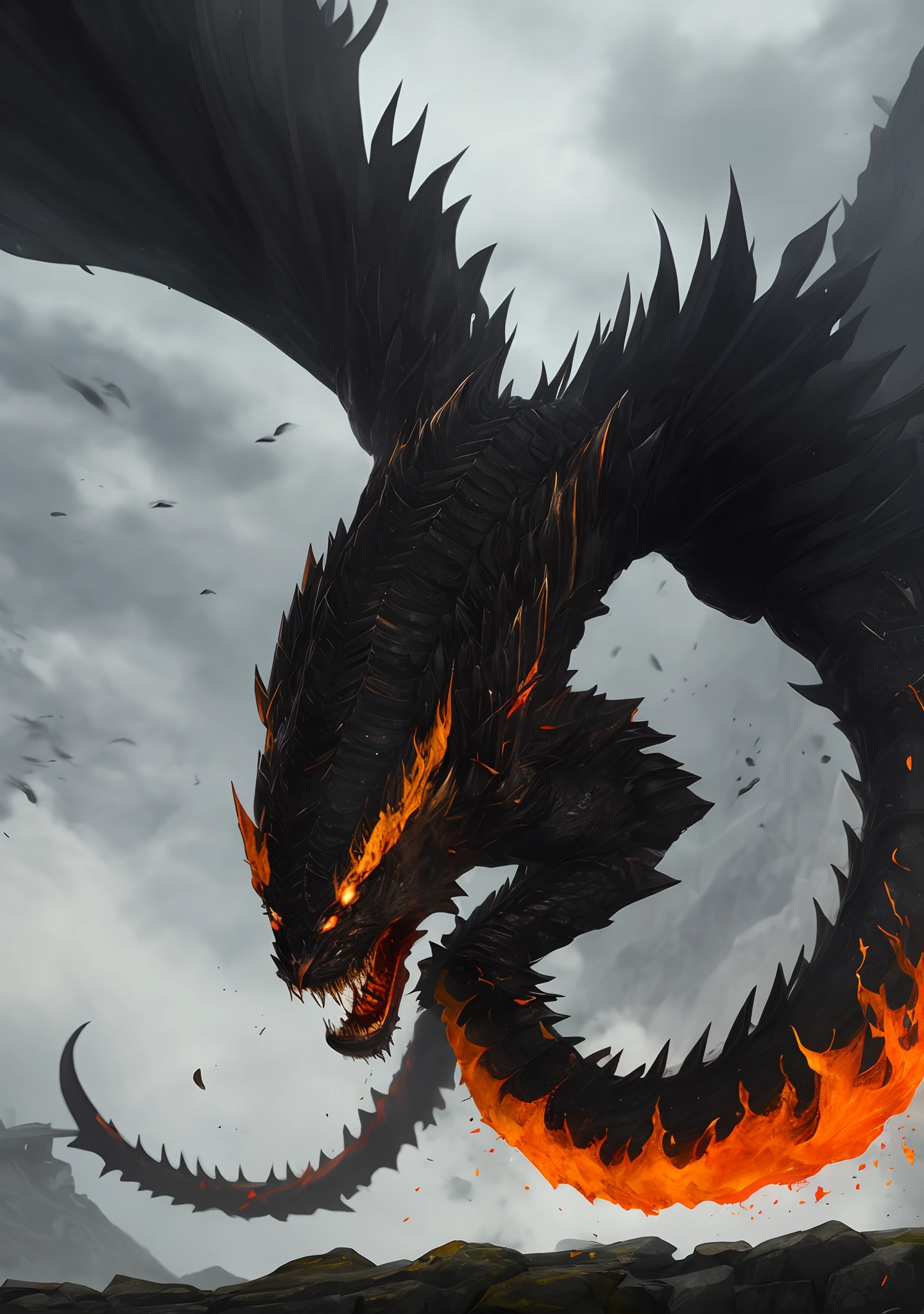 Black Dragon King Nidhogg