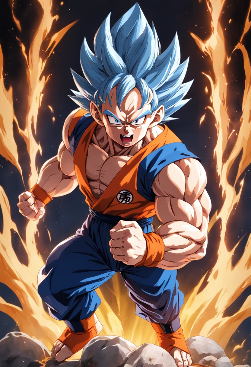 Dragon Ball Z Vegeta,Great ape, full body portrait,of a real,Facial features are carefully depicted,Realistic skin texture,Dark style,depth of fields,high light,Real light,Ray traching,oc rendered,Hyper-realistic,best qualtiy,8K,Works of masters,super-fine,Detailed pubic hair,Correct anatomy,sharp focus on eyes,facial features are carefully depicted. Goku Disfrutando de Fideos Chinos en un Restaurante" Description: En un restaurante acogedor con toques orientales, Goku, el famoso guerrero saiyajin, se encuentra en la cocina, rodeado de aromas deliciosos. Dressed in his iconic martial arts uniform, Goku is in a kitchen counter con un plato de tallarines chinos, mientras sostiene los palillos con destreza. With a smile of anticipation, Goku se dispone a saborear los fideos con entusiasmo. His fellow Z warriors meet at a nearby table, Observing with amusement his encounter with terrestrial cuisine. Behind him, los chefs del restaurante, ataviados con sus uniformes tradicionales, They watch with admiration the legendary fighter as he enjoys the meal. The atmosphere is full of warmth and camaraderie, despite the epic adventures that Goku and his friends regularly face. Soft lighting enhances the scene, making the colors of the ingredients and the decoration of the restaurant shine with a cozy luminosity. La imagen captura un momento inusual y relajado en la vida de Goku, showing his most human side while enjoying an earthy meal in the midst of his amazing exploits.
