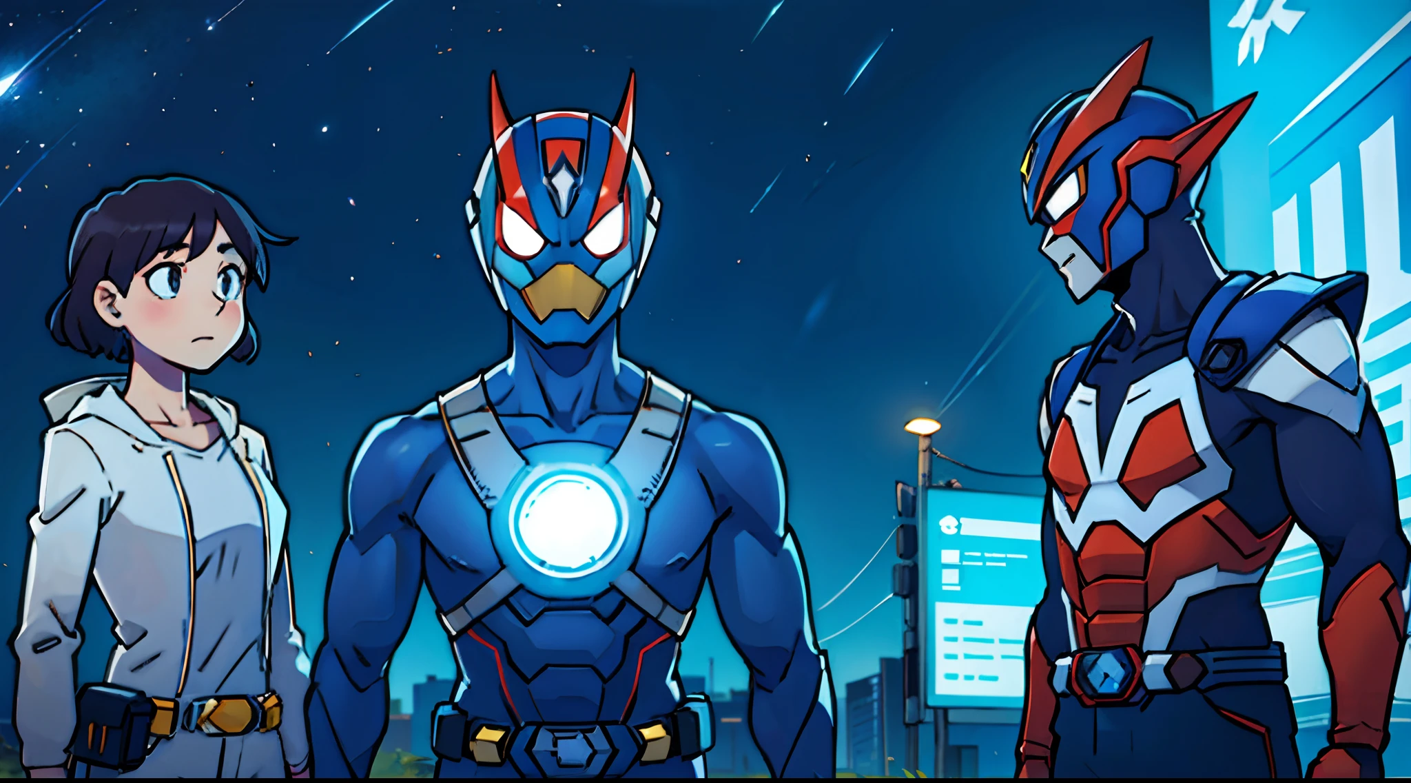 Kamen Rider and Ultraman