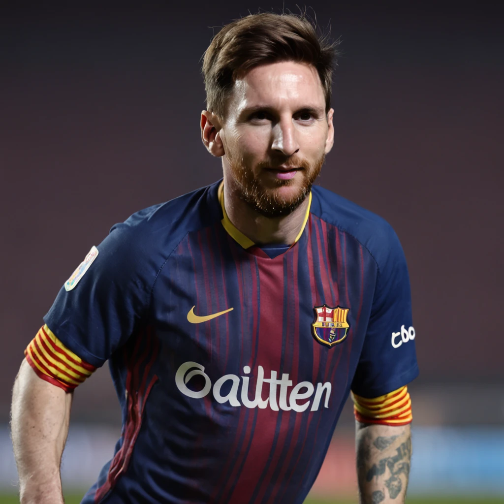 Leo Messi，Celebrate with two fingers