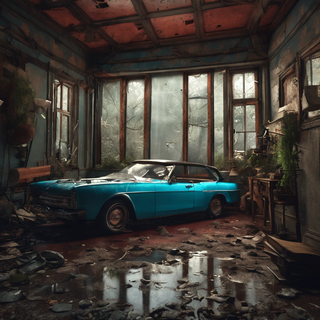 Best quality, Masterpiece, 超高分辨率, (photograph realistic:1.4), surrealism, Dream-like,1girll,rainy evening,tall house,Leaning against the window,White lace pajamas,(huge tit:2),cabelos preto e longos,Fair long legs,Computer desk,Beds
