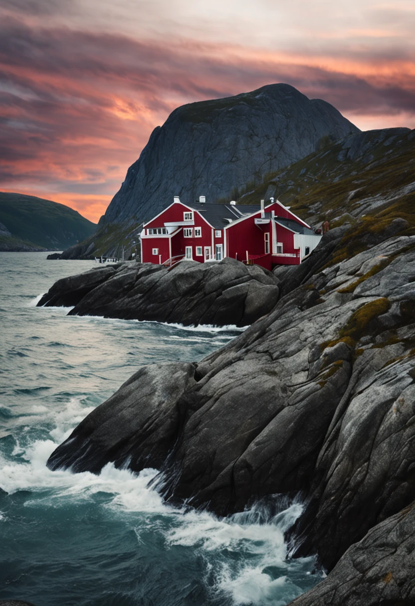 View the coast of Norway from the ferry